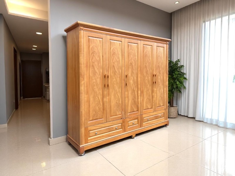 Tủ áo gỗ tự nhiên đẹp