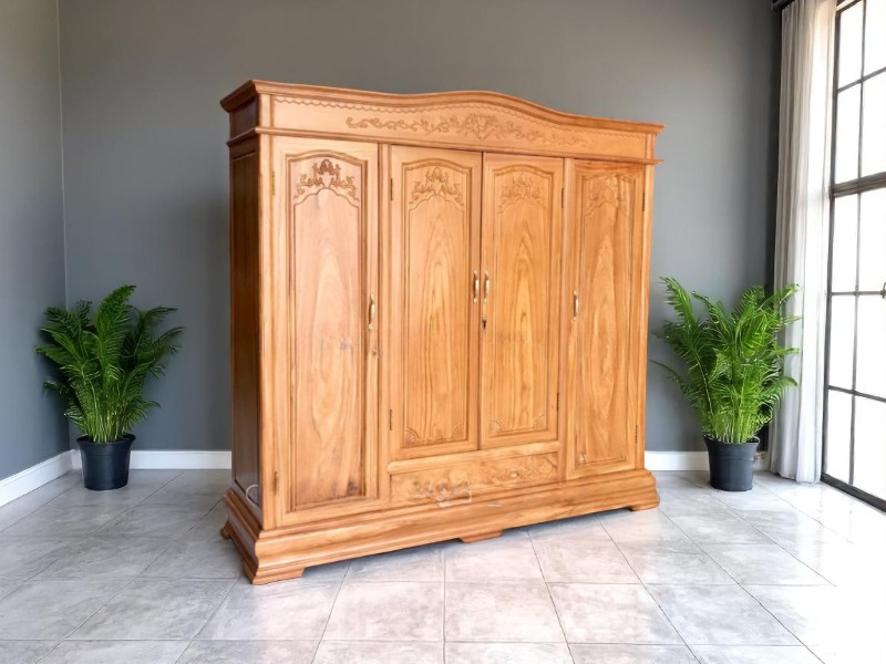 Tủ áo gỗ tự nhiên đẹp