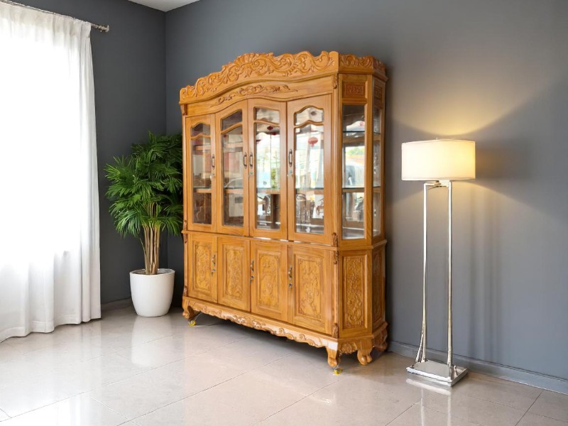 Tủ rượu âm tường cho phòng khách