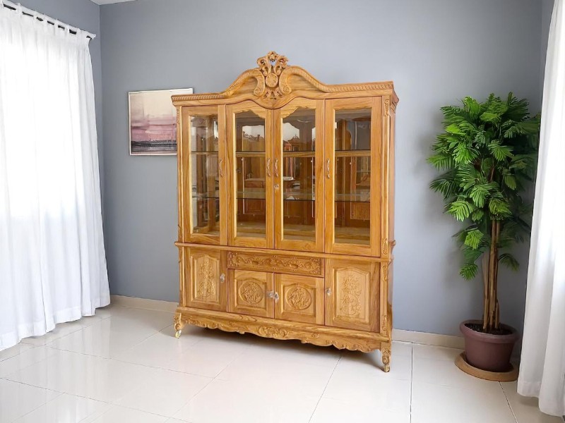 Tủ rượu gỗ tự nhiên cao cấp