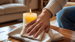 6 cách làm sạch vết nến chảy trên đồ gỗ hiệu quả an toàn tại nhà