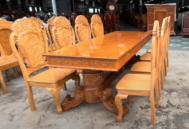 5 Tác dụng của bàn ăn gỗ tốt