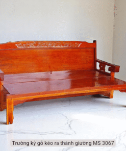 Trường kỷ gỗ kéo ra thành giường MS 3067