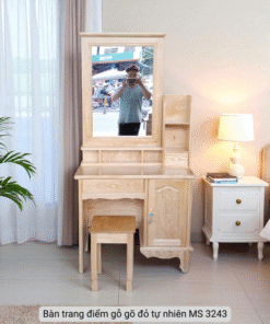 Bàn trang điểm gỗ gõ đỏ MS 3243