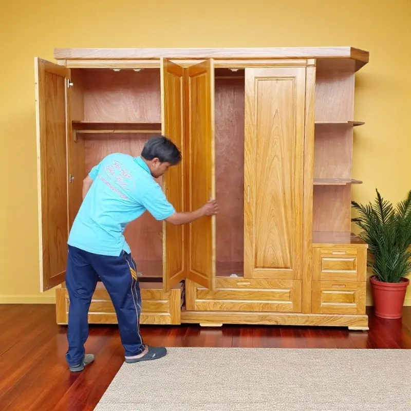Mẫu tủ quần áo gỗ đẹp hiện đại MS 3263 - Ảnh 4