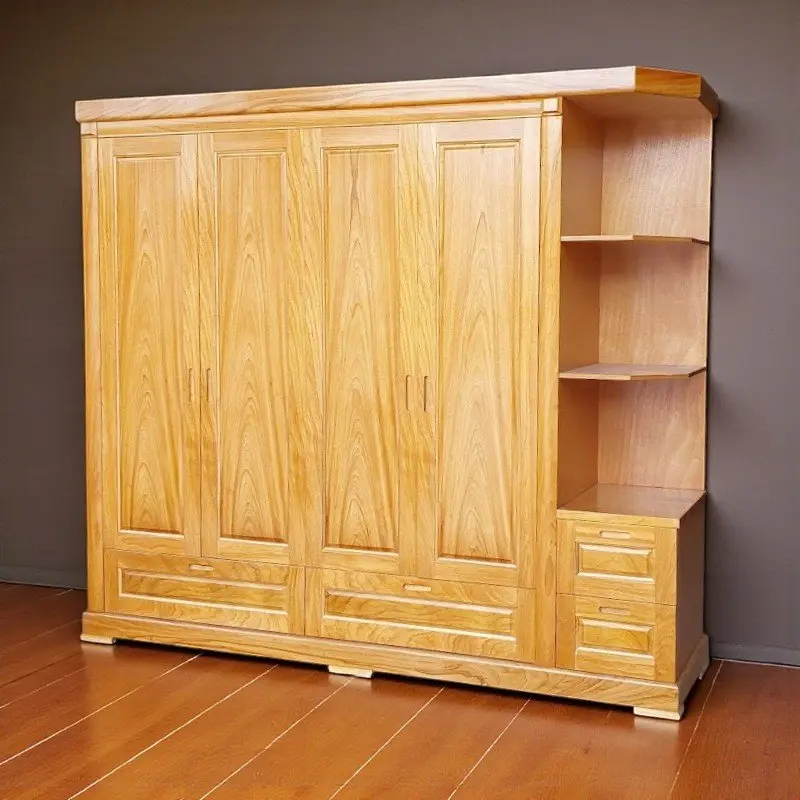 Mẫu tủ quần áo gỗ đẹp hiện đại MS 3263 - Ảnh 3