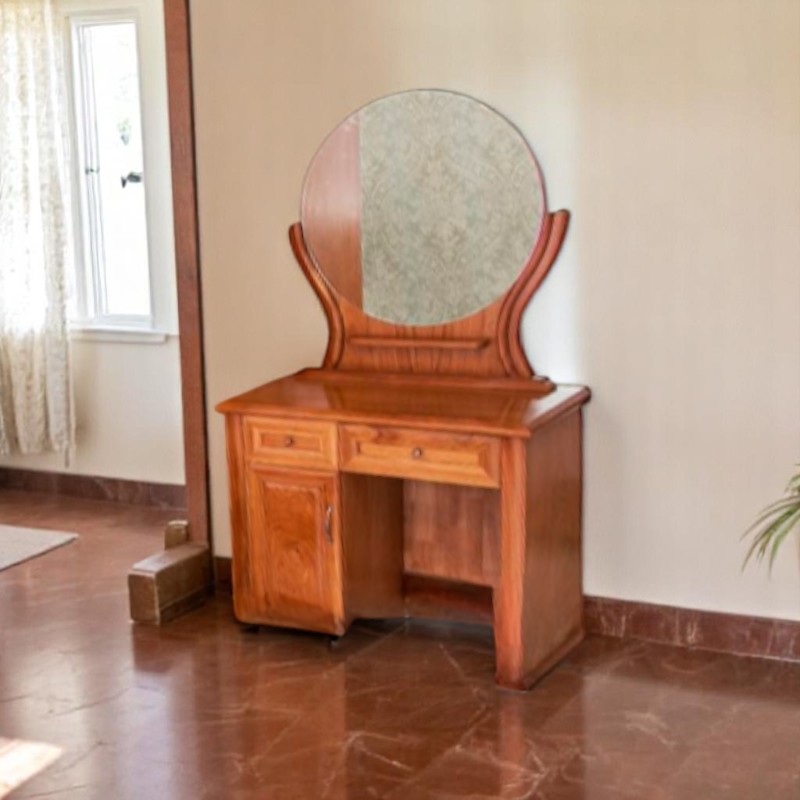 Combo giường tủ bàn trang điểm gỗ tự nhiên MS 3237 - Hình ảnh 3
