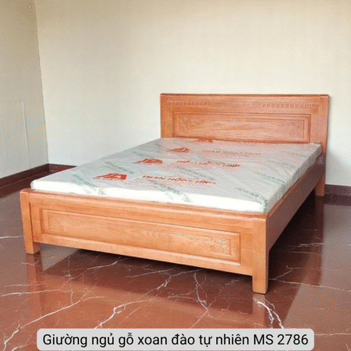 Giường gỗ xoan đào tự nhiên MS 2786 | GIAO HỎA TỐC TPHCM