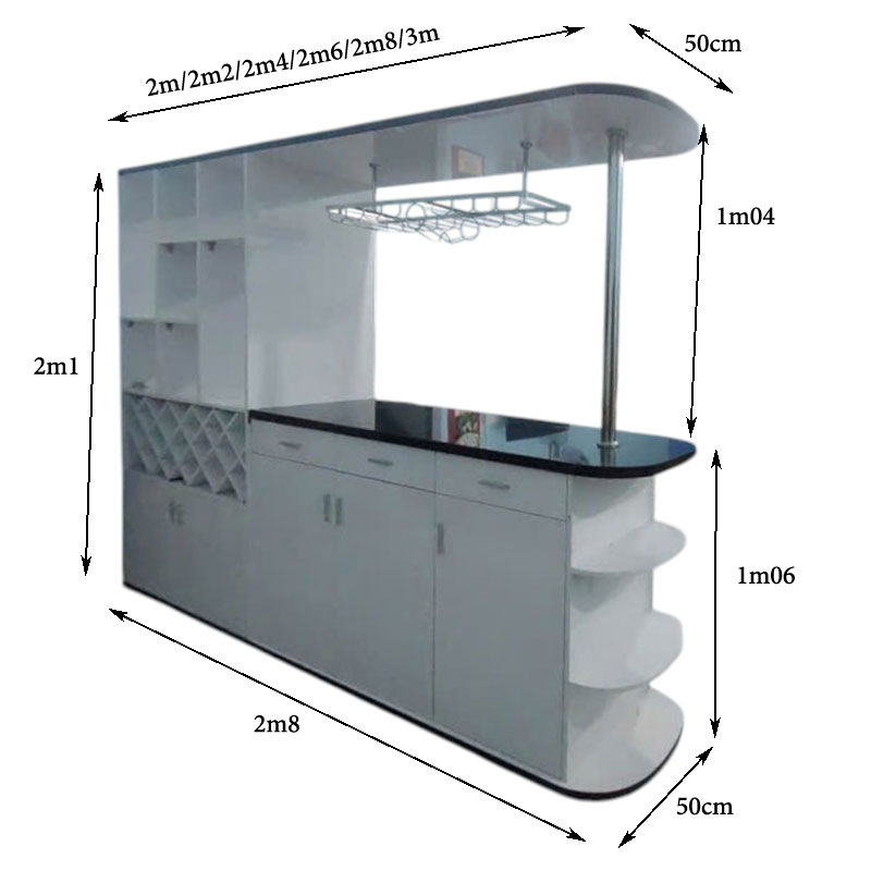 Quầy Bar đa năng sang trọng MS 3251 - Hình ảnh 6