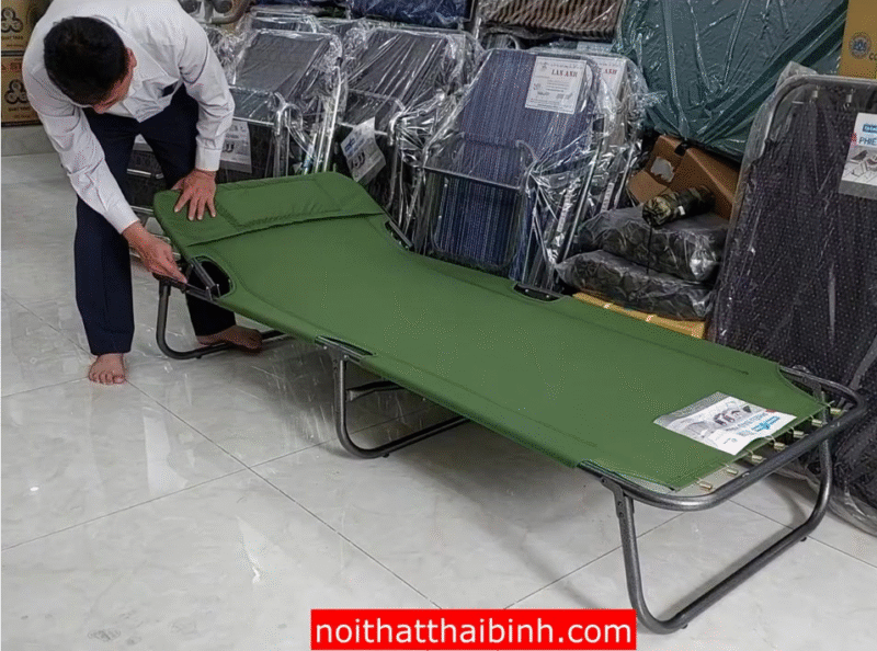 Mua giường xếp inox ở lazada chính hãng, giá rẻ