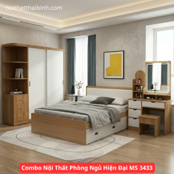 Combo Nội Thất Phòng Ngủ Hiện Đại MS 3433