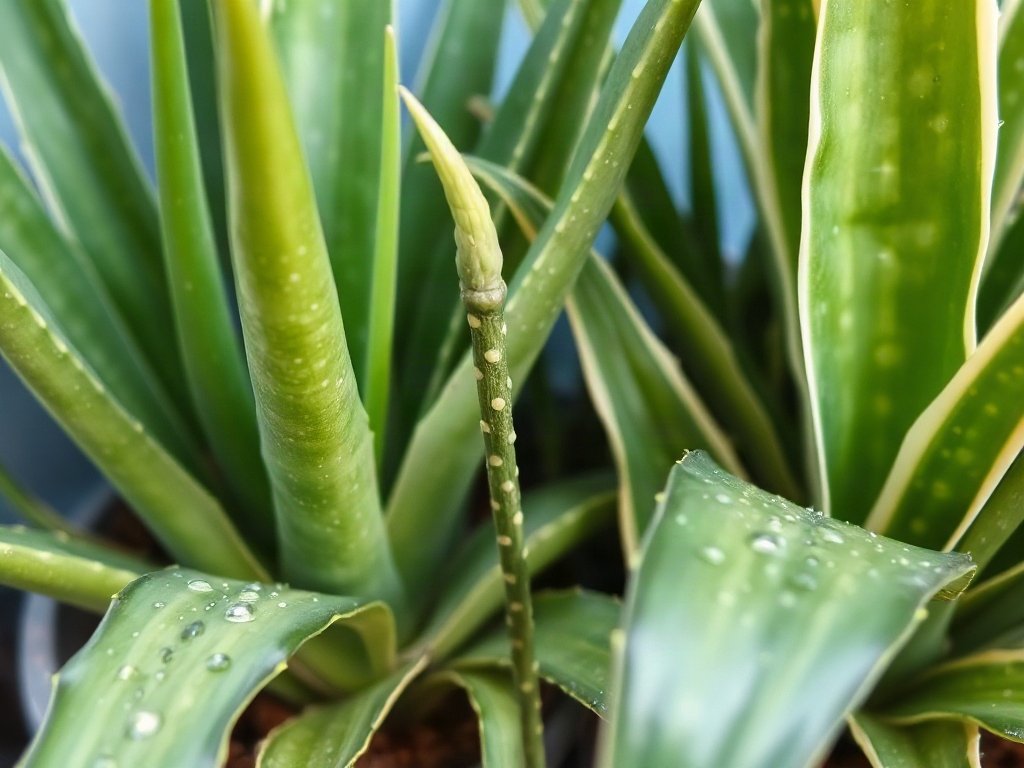 Aloe vera và cây lưỡi hổ ở không gian Việt, dùng để lọc không khí.