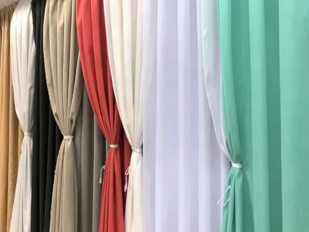 Các loại rèm cửa chống nắng đa dạng trong cửa hàng