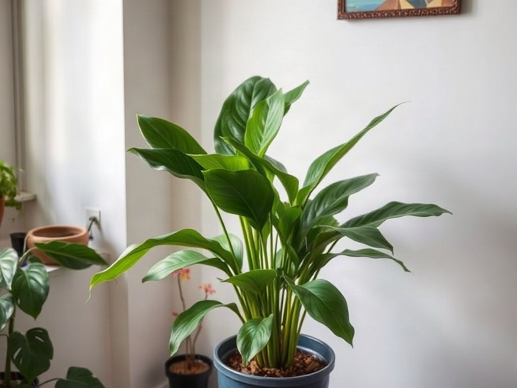 Cây xanh trong phòng Việt giúp giảm khói thuốc và mùi.