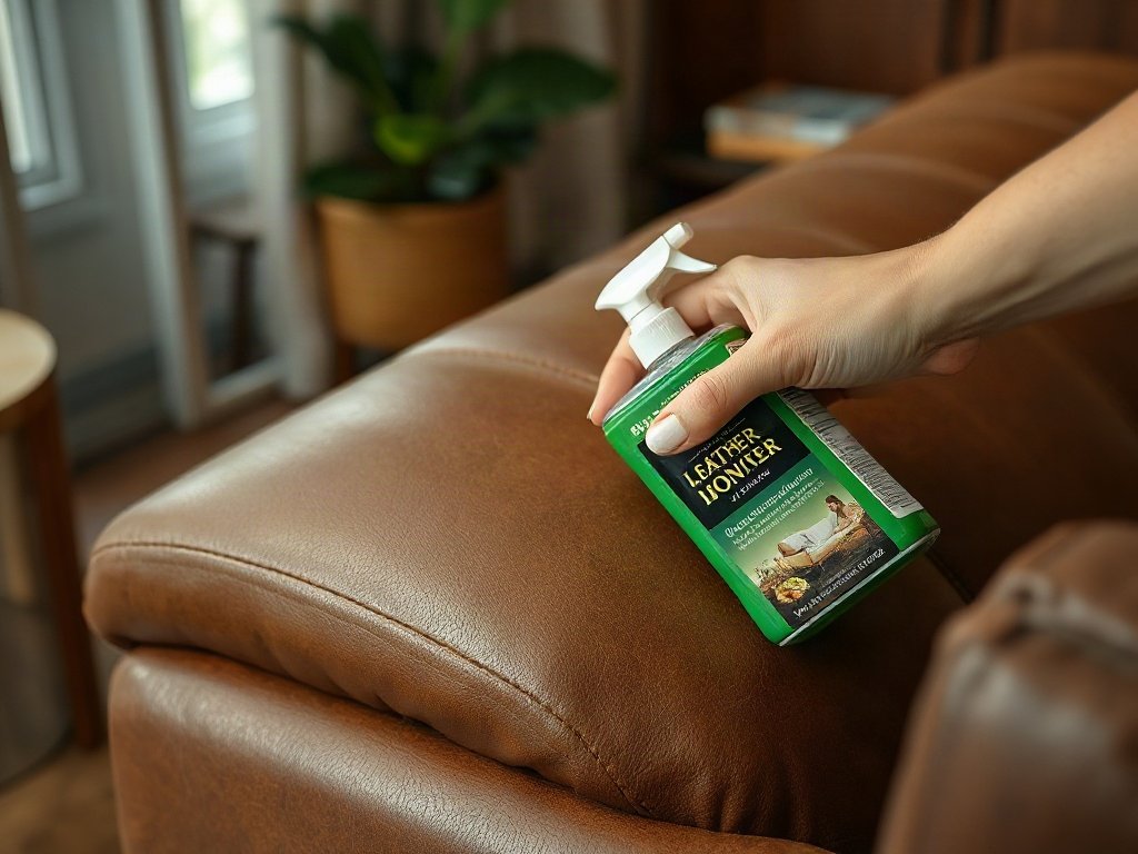 Dùng chất dưỡng da cho ghế sofa trong phòng khách Việt