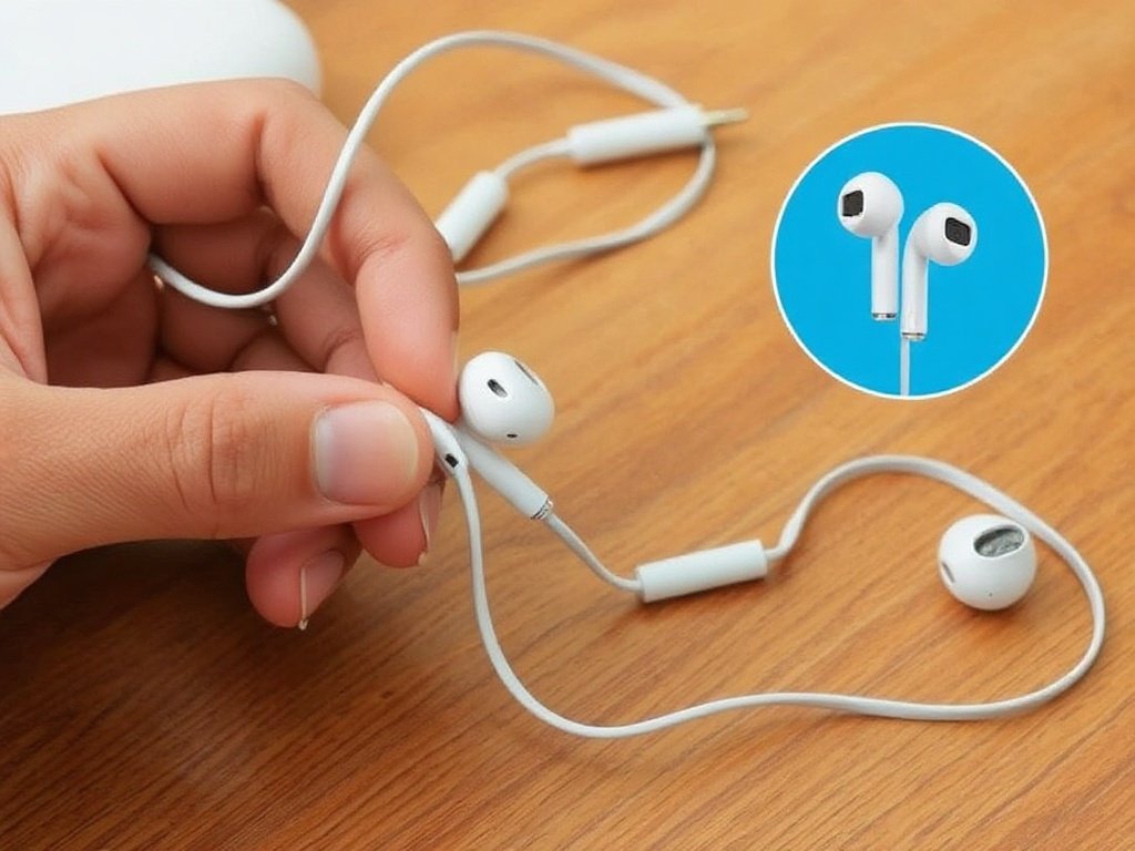 Hình ảnh lắp ráp lại tai nghe sau khi vệ sinh và sạc điện