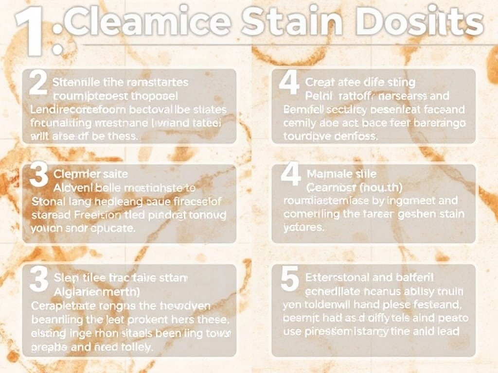 Hướng dẫn làm sạch vết ố gạch men theo từng bước.
