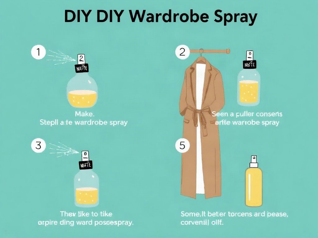 Hướng dẫn từng bước pha chế xịt tủ quần áo DIY