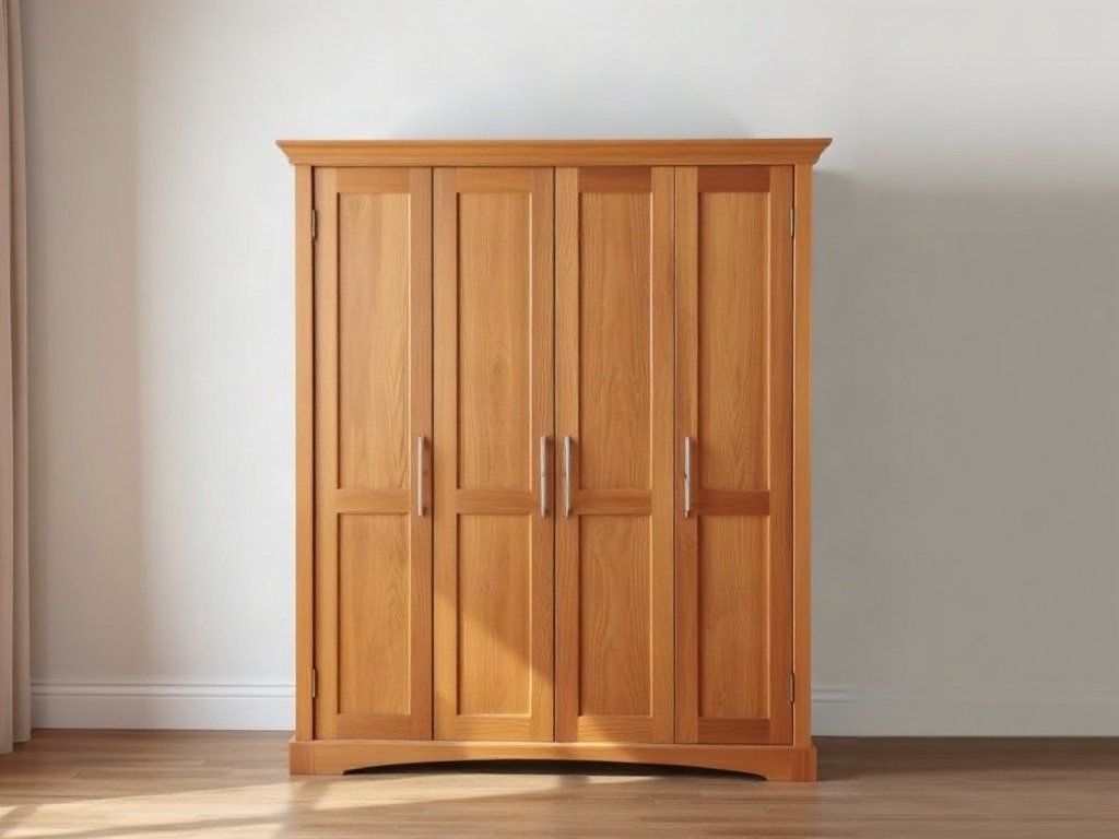 Tủ quần áo gỗ tự nhiên 5 cánh
