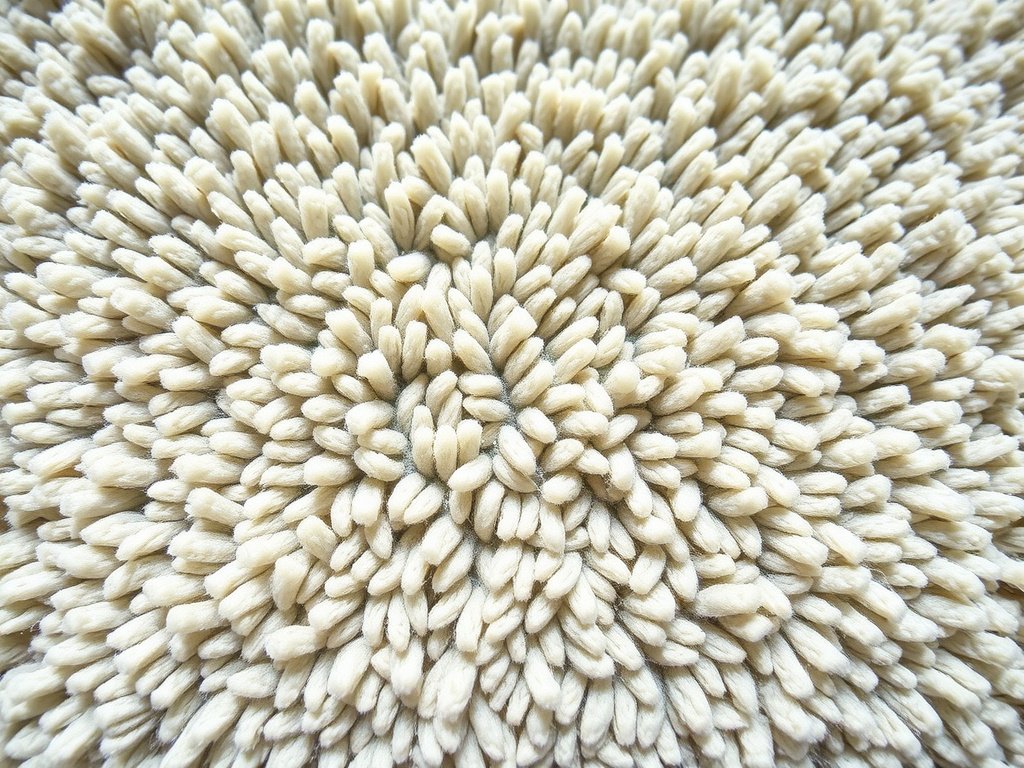 Chi tiết kết cấu của thảm sạch sẽ.