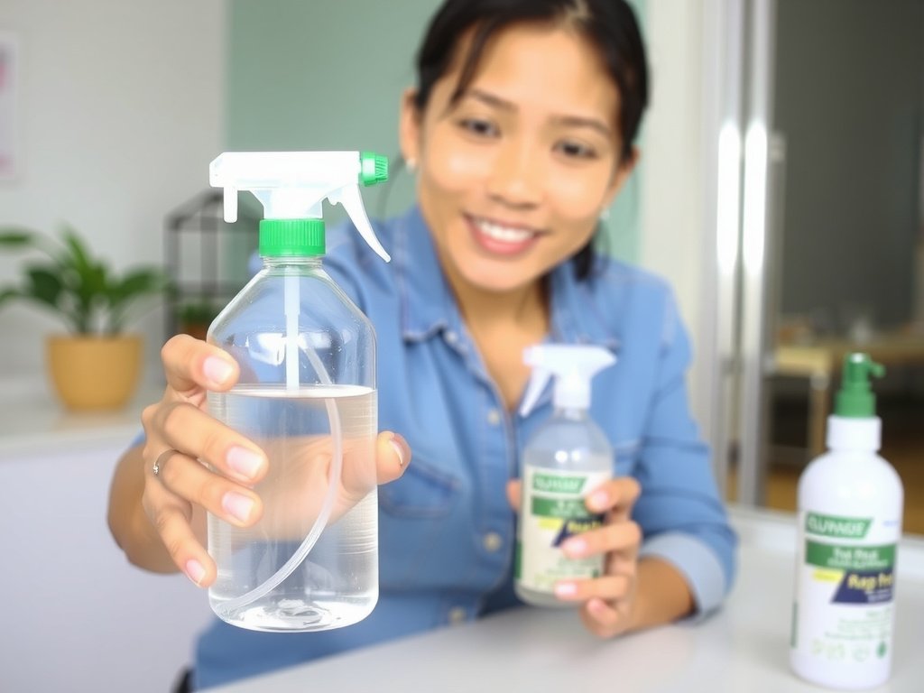 Người Việt Nam trình bày giải pháp làm sạch tự nhiên tự chế.