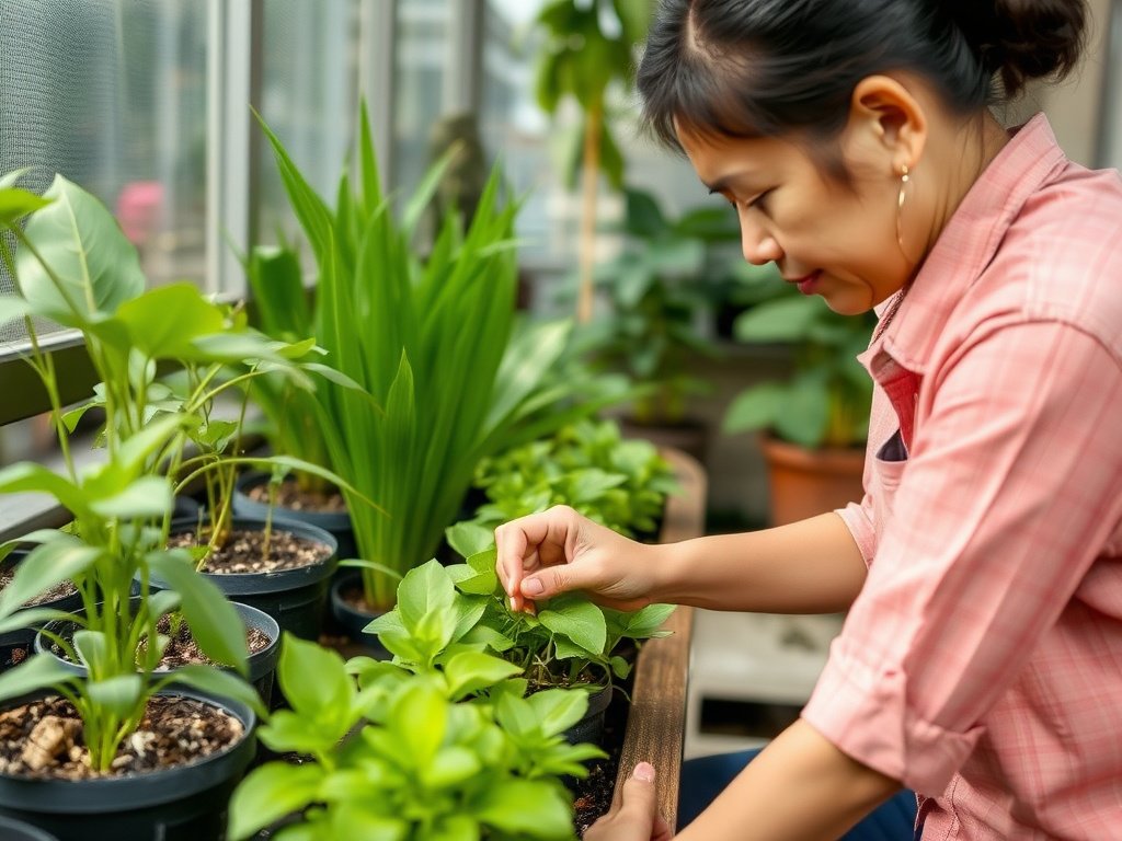 Người Việt trồng cây trong nhà