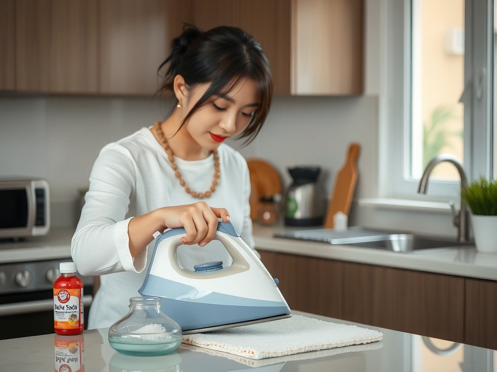 Người Việt sử dụng baking soda để làm sạch bàn là