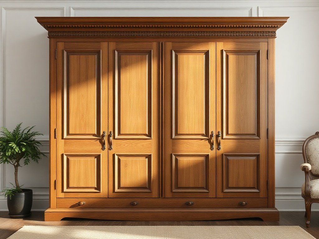 Phong cách cổ điển cho tủ gỗ