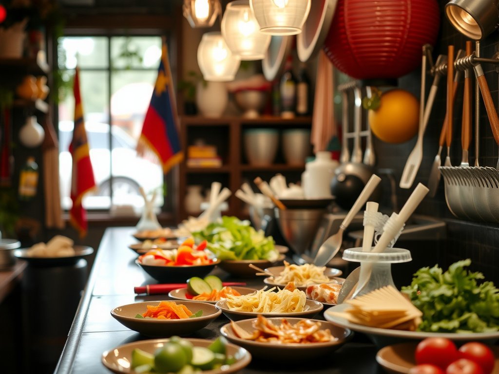 Cận cảnh một môi trường nhà bếp thơm tho ở Việt Nam