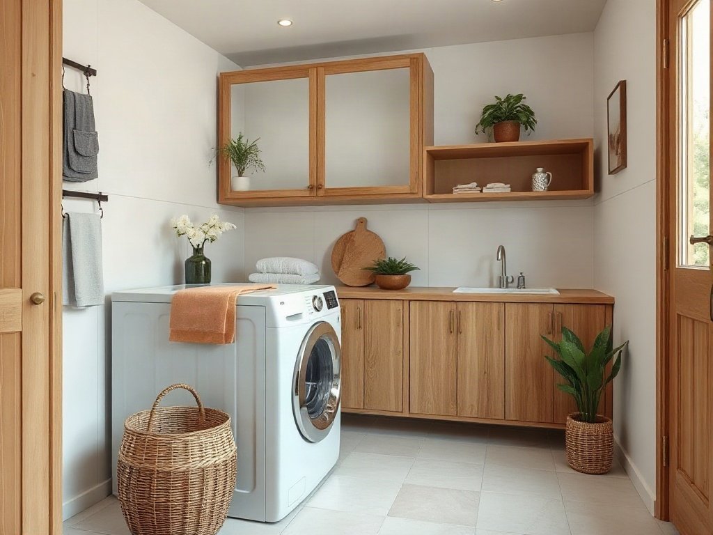 Phòng giặt hiện đại phong cách Việt Nam
