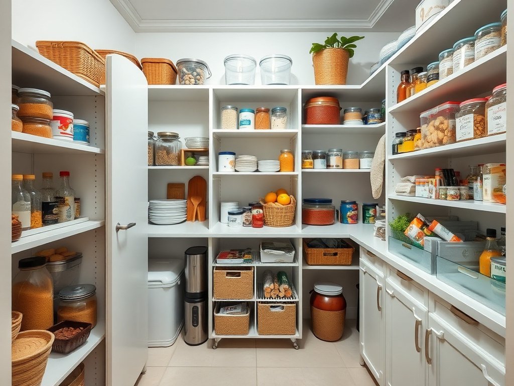 Pantry ngăn nắp trong ngôi nhà Việt Nam