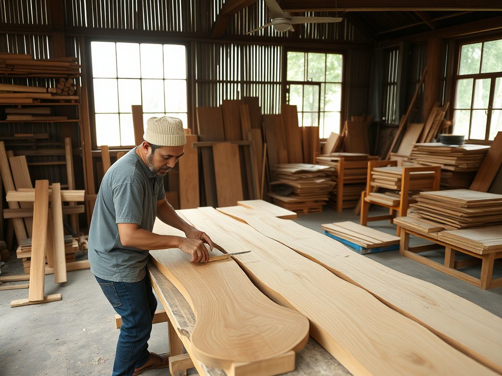 Gia đình người Việt vệ sinh bàn thờ gỗ truyền thống.