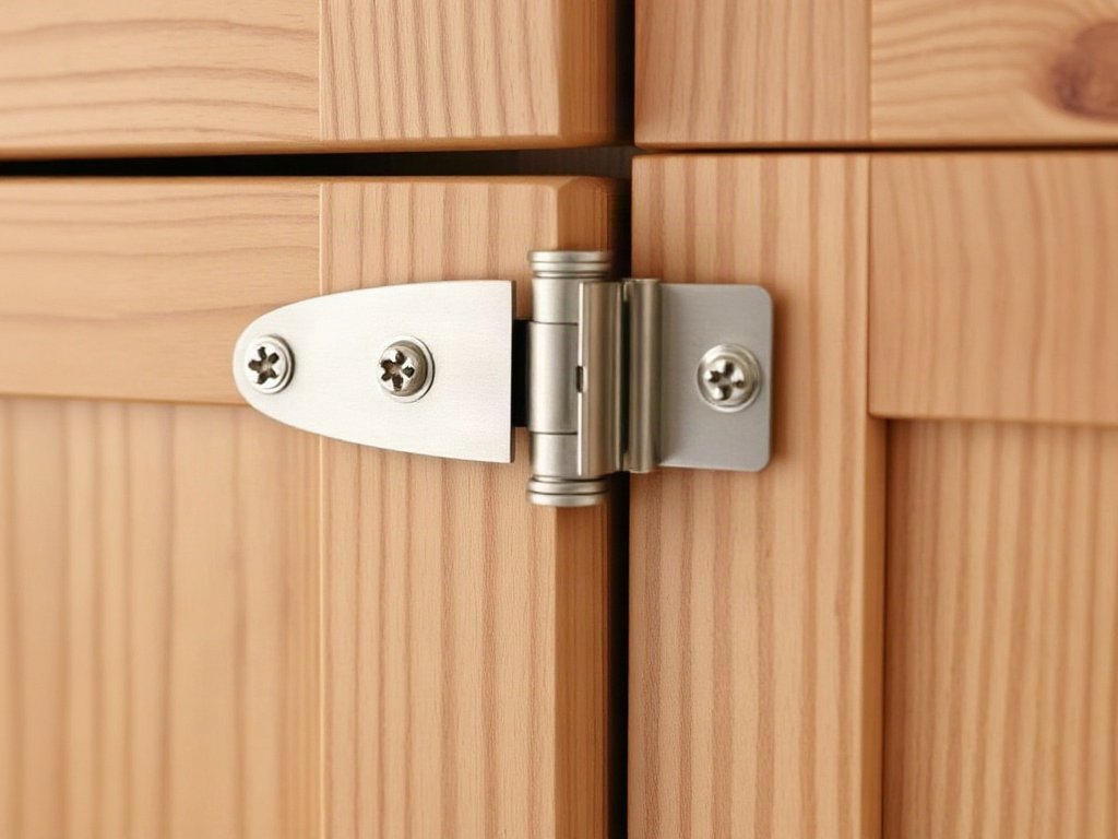 Bản lề kim loại chất lượng cho tủ gỗ