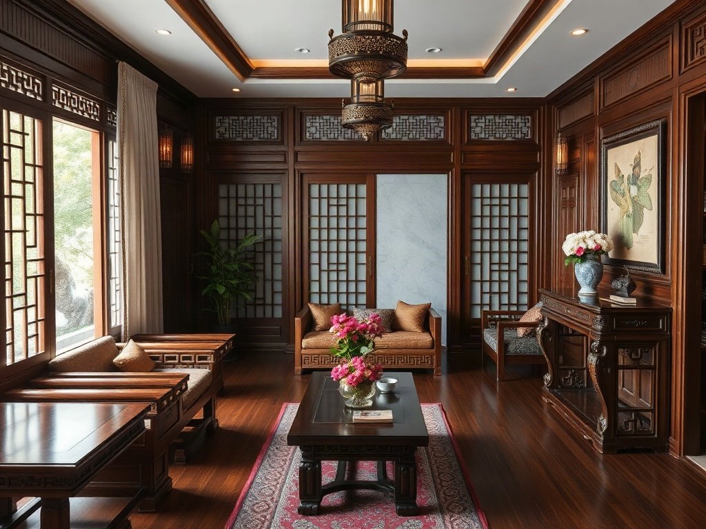 Đồ nội thất gỗ sang trọng trong bối cảnh văn hóa Việt Nam