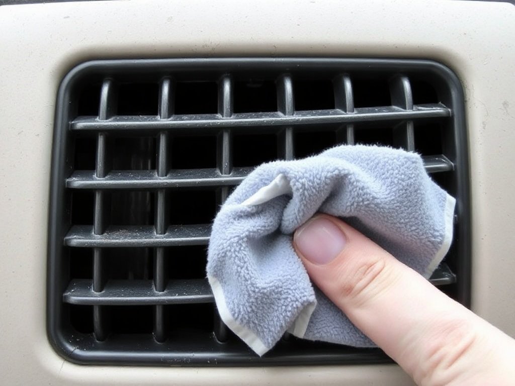 Lau sạch ống thông gió máy lạnh bằng khăn