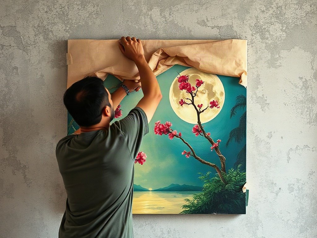 Người Việt điều chỉnh tranh trên tường đảm bảo chắn chắn