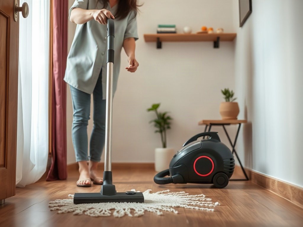 Người Việt dùng máy hút bụi làm sạch, loại bỏ mùi ẩm mốc.