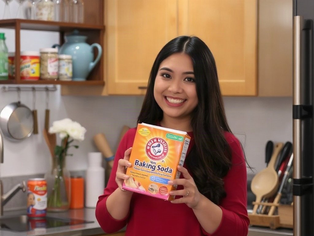 Người Việt làm freshener không khí baking soda.