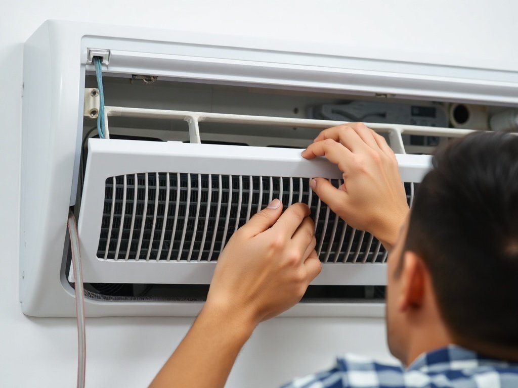 Người Việt tháo vỏ máy lạnh