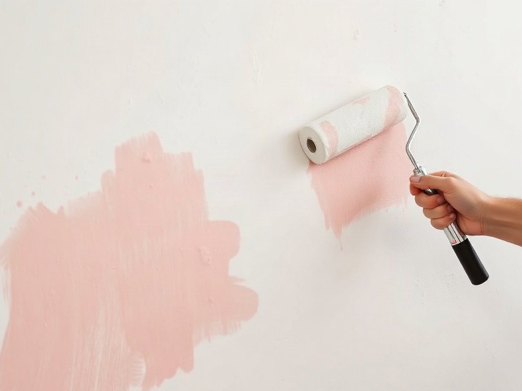 Sơn lại tường để che vết bút dạ bền