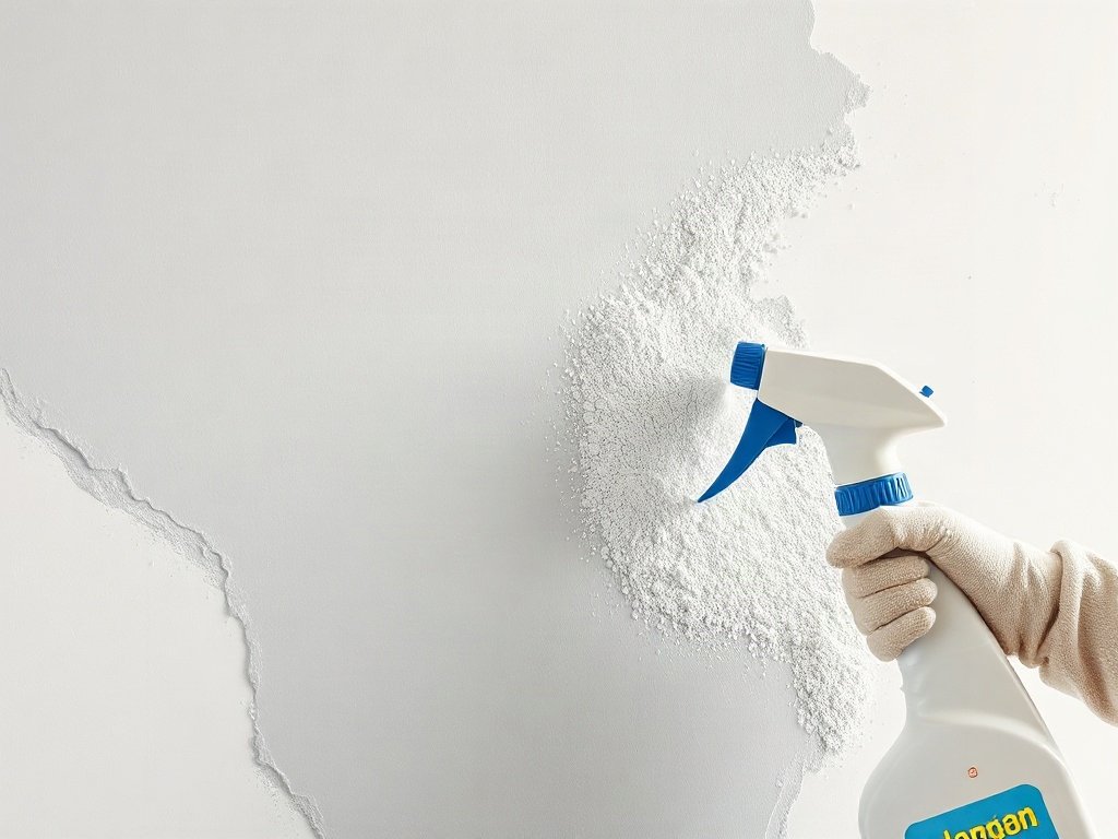 Sử dụng tẩy rửa thương mại làm sạch tường