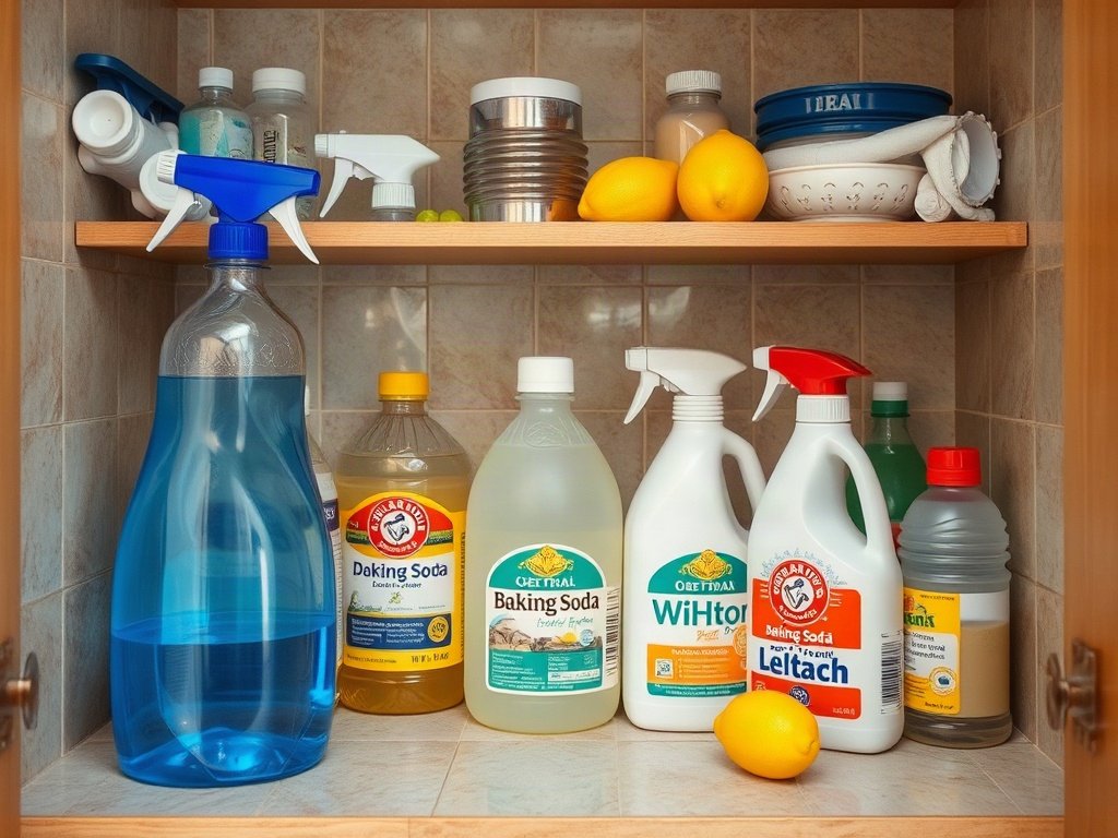 Tủ đựng đồ tại Việt Nam với các chất làm sạch đồ nhựa như baking soda và chanh