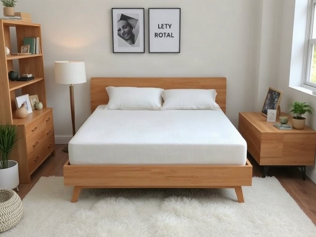 Xoay nệm cao su thiên nhiên để giữ form