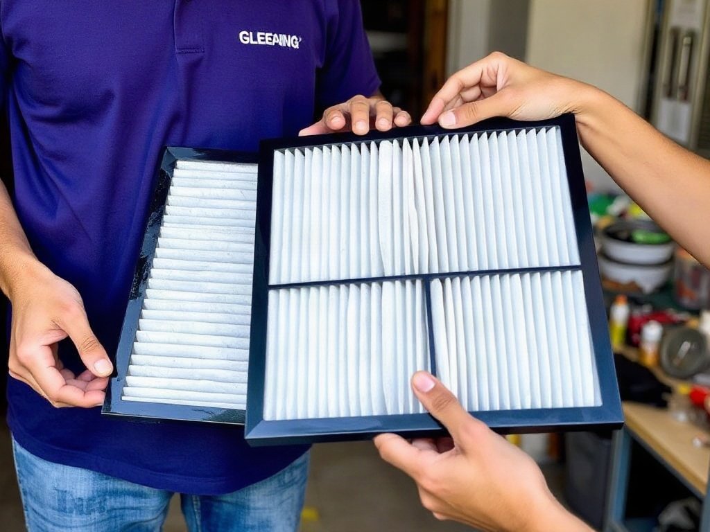 Bộ lọc khí có thể tháo rời, tiên triển bước làm sạch thứ hai.
