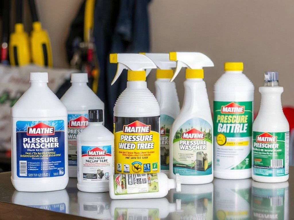Các loại chất tẩy dùng cho máy rửa xe gia đình