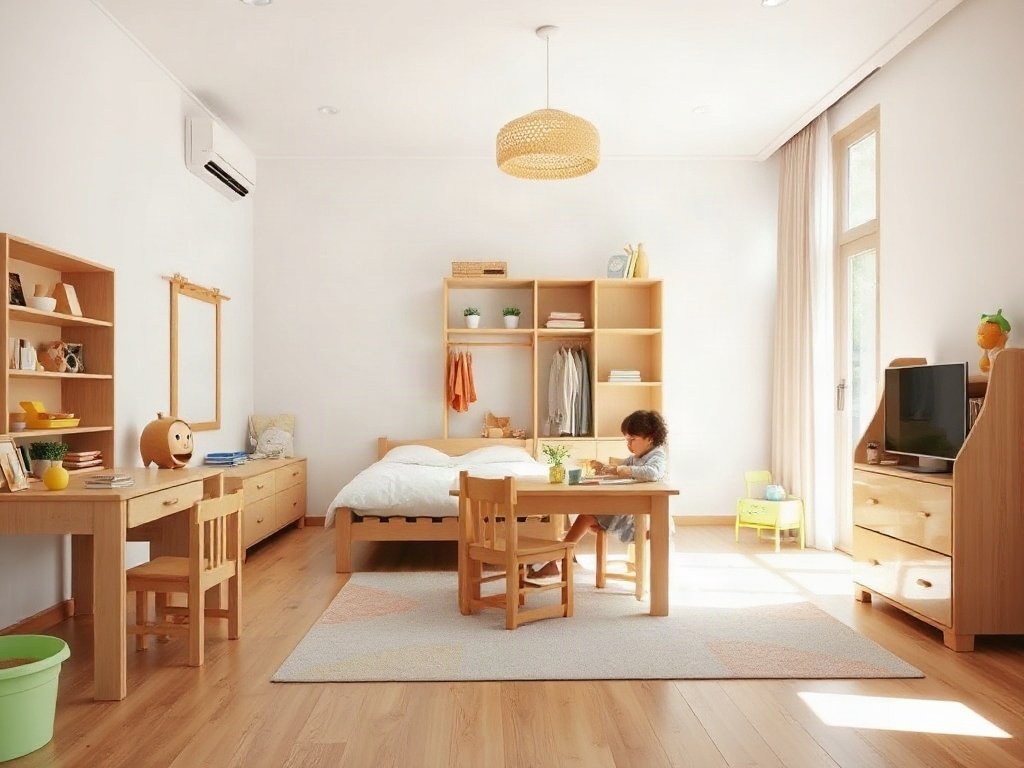 Gia đình Việt tận hưởng phòng trẻ em sạch sẽ và thoáng