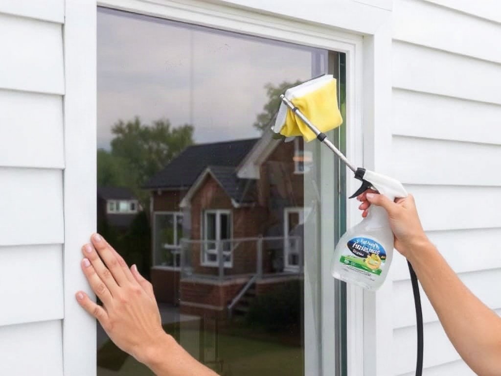 Hướng dẫn phun và lau cửa sổ đúng cách