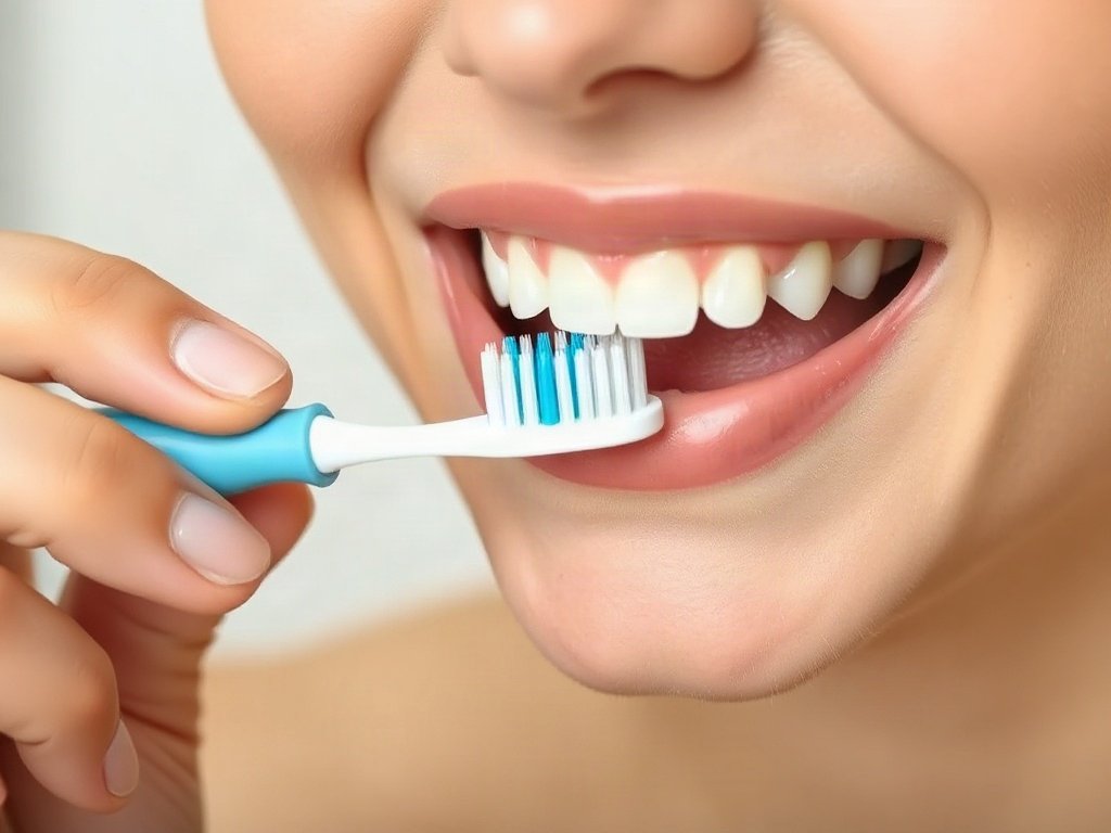 Người dùng bàn chải đánh răng để gỡ kẹo cao su trên tóc