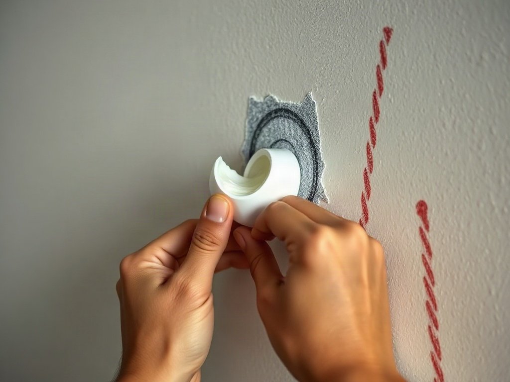 Người Việt bôi kem đánh răng lên vết bút chì trên tường