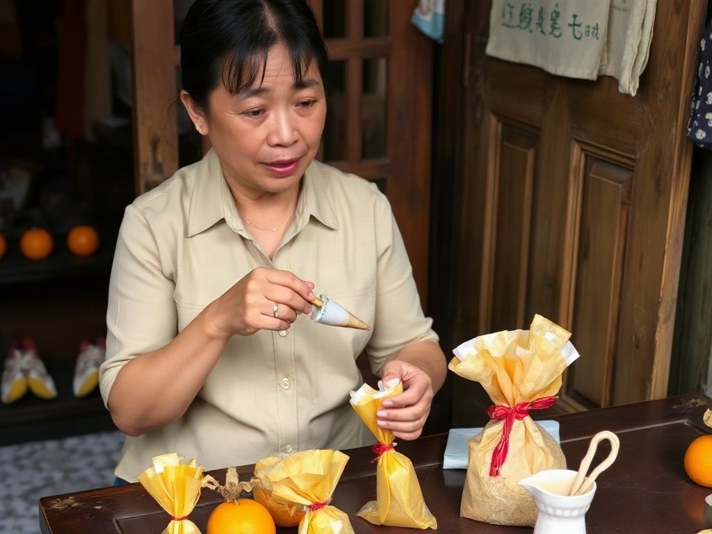 Người Việt giải thích cách tự làm túi thơm vỏ cam cho tủ giày.